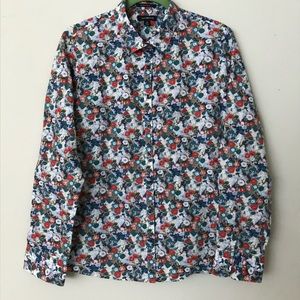 Lands End Buttondown Long Sleeve Shirt 16